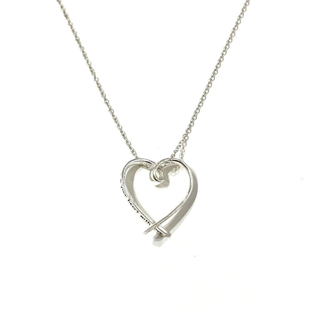 Sterling Silver Heart Friendship Necklace